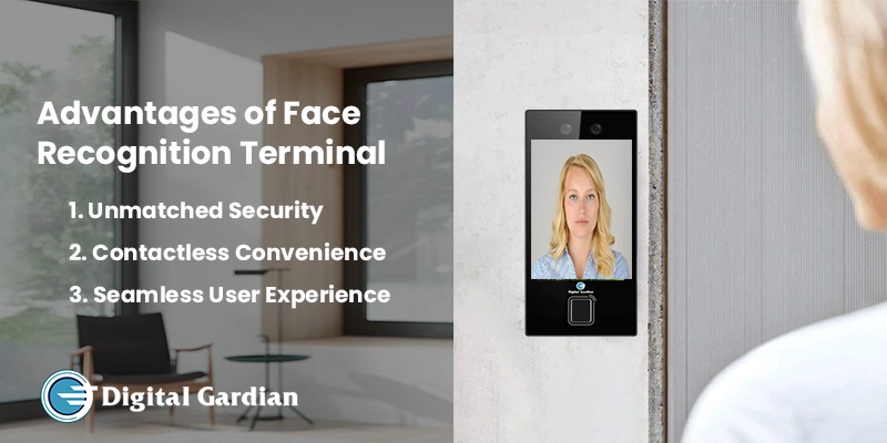 Digital Gardian face recognition terminal in Dubai, UAE – affordable biometric access control system for secure, contactless entry