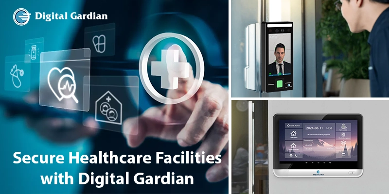 Digital Gardian enabling secure entry and digital monitoring in modern healthcare environments.