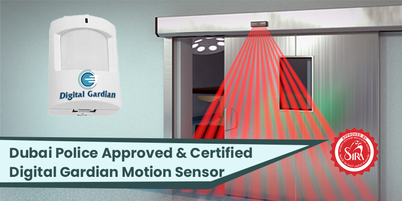 Dubai Police certified Digital Gardian motion sensor for smart security.