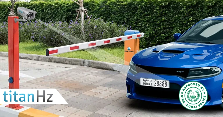 TitanHz AI-powered ANPR system for real-time number plate recognition. SIRA-certified, Dubai Police-approved for security & traffic management.