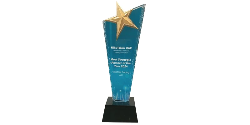 Hikvision UAE awards Vostok Trading LLC as Best Strategic Partner of the Year 2024.