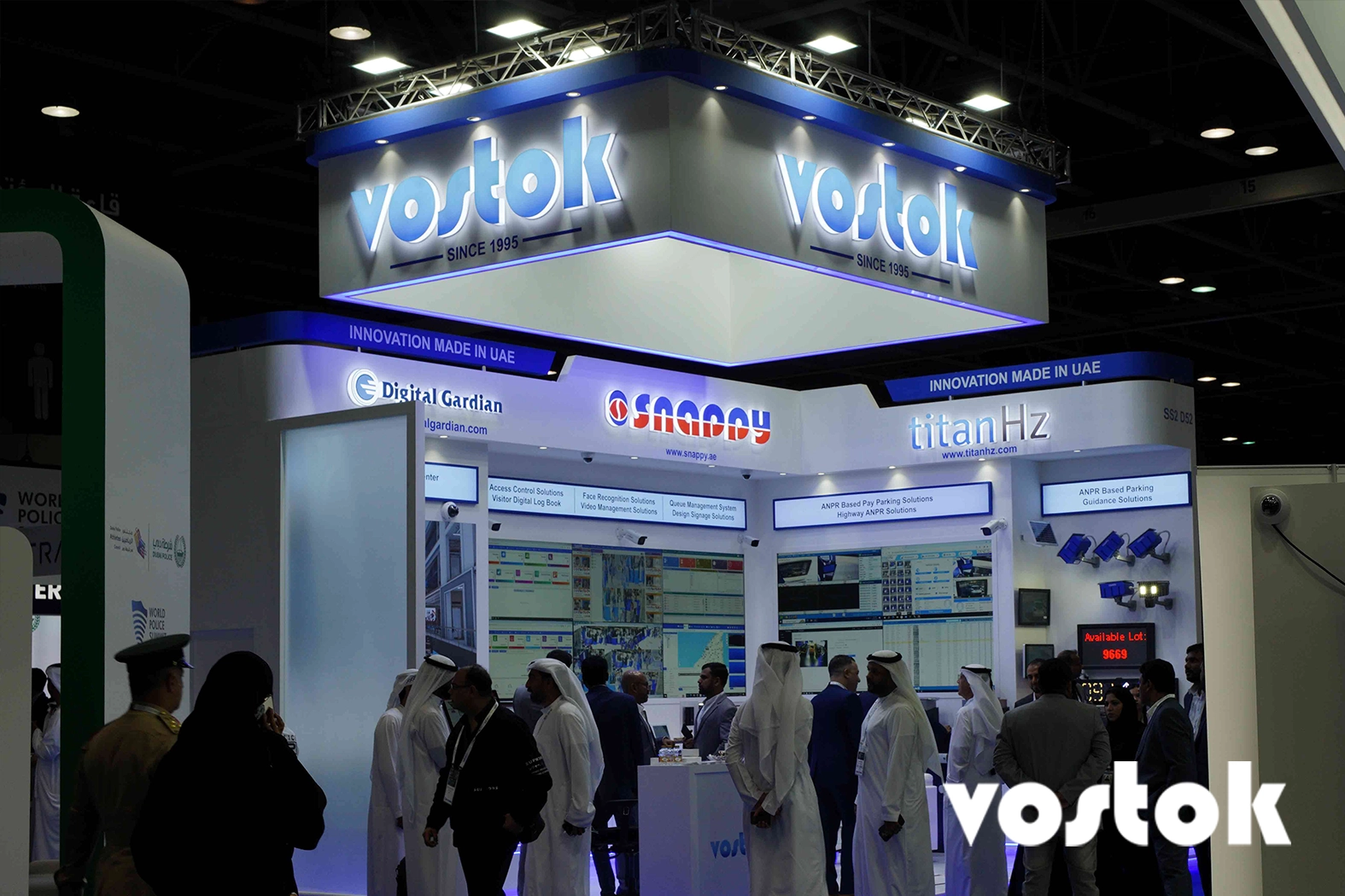 Snappy exhibiting smart policing technology at Dubai World Trade Centre