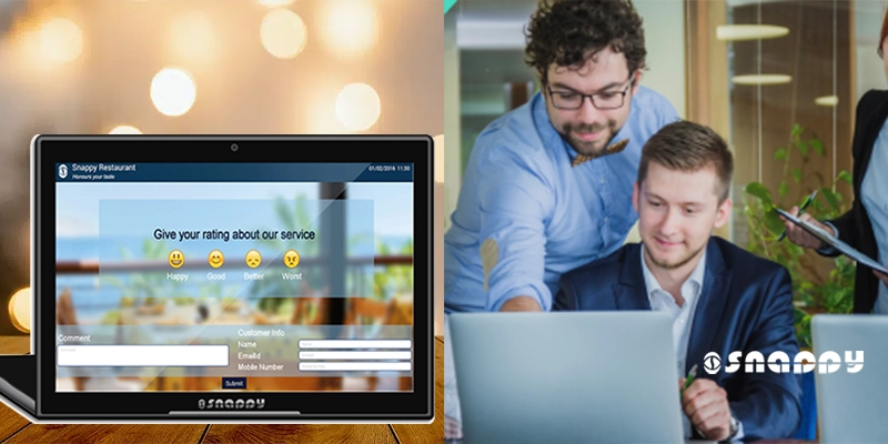Real-time customer feedback interface on Snappy system