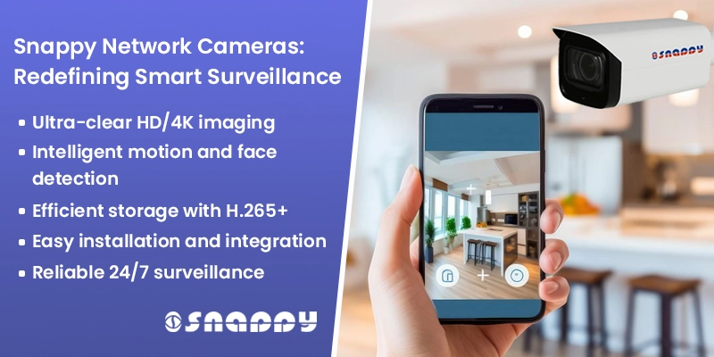 Snappy network cameras redefining smart surveillance with advanced AI-powered technology for secure, intelligent monitoring systems