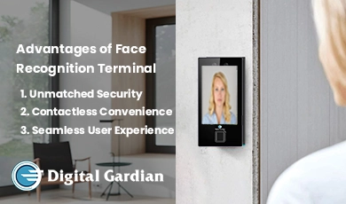 Digital Gardian face recognition terminal in Dubai, UAE – affordable biometric access control system for secure, contactless entry