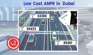 TitanHz low cost ANPR system in Dubai with SIRA-Approval for advanced vehicle number plate recognition and enhanced security.