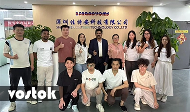 Vostok and SEAVO Technology team members celebrating their new tech innovation partnership at SEAVO headquarters