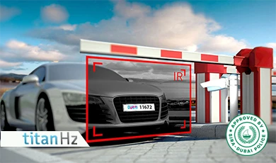Dubai police-Certified anpr camera for automatic number plate recognition and security enforcement.