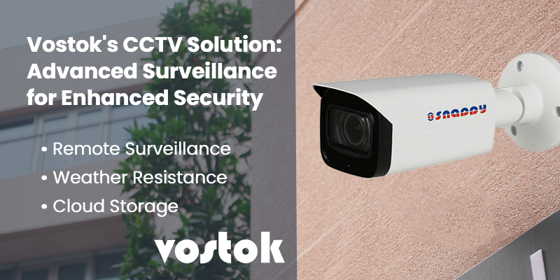 Vostok CCTV outdoor security camera for advanced surveillance in Dubai