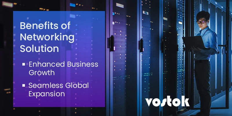 Vostok secure networking infrastructure for businesses in UAE.
