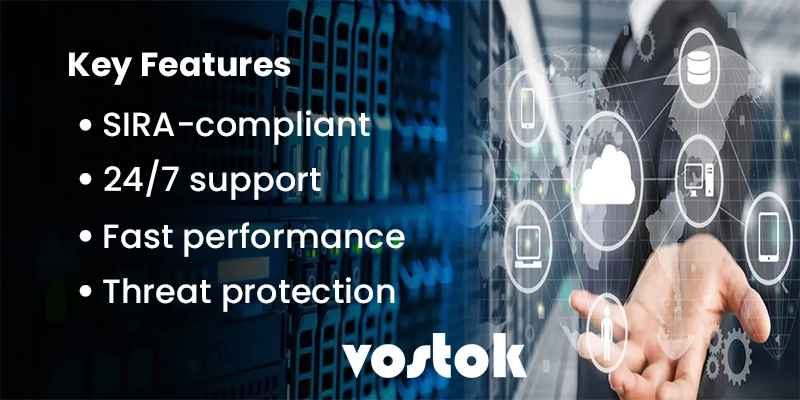 Vostok's secure and scalable networking solutions for modern businesses.
